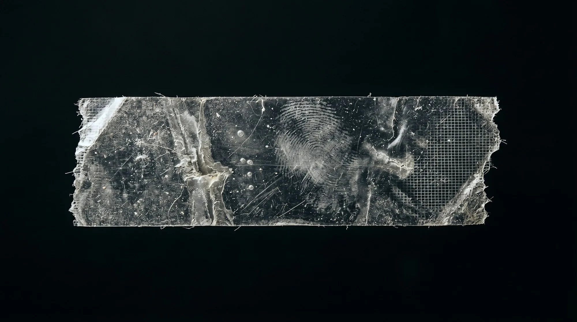 Fragment of fibrous insulation material